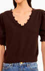 Ulla Johnson POLLINE SHORT SLEEVE TOP at Romi Boutique