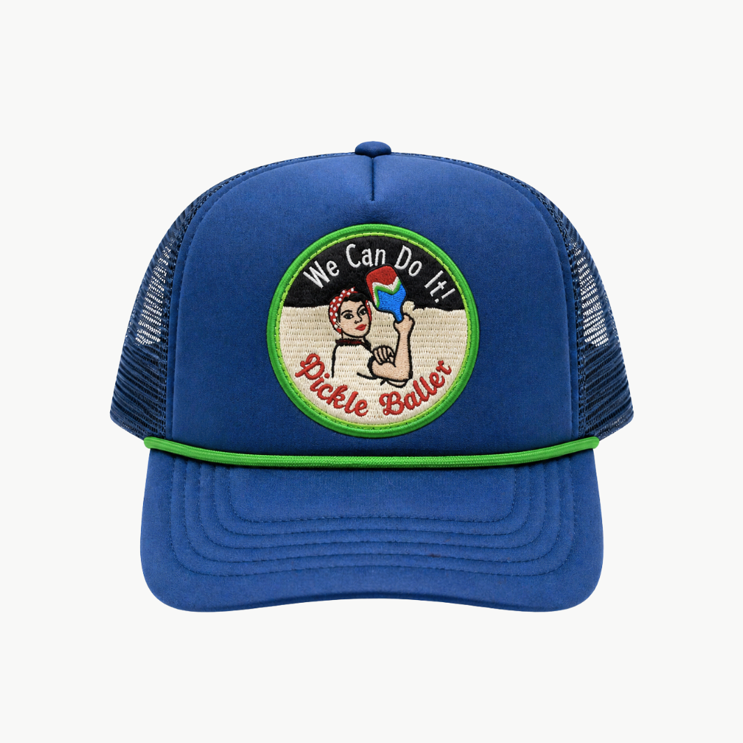 Freya Trucker Hat, We Can Do It! Pickle Baller at Romi Boutique