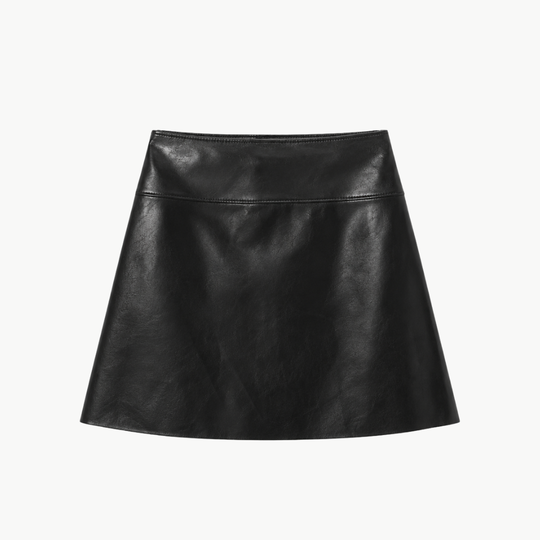 Soraya Recycled Leather Skirt