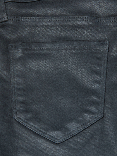 RUTH STRAIGHT-LEG JEAN IN DARK SLATE GREY COATED