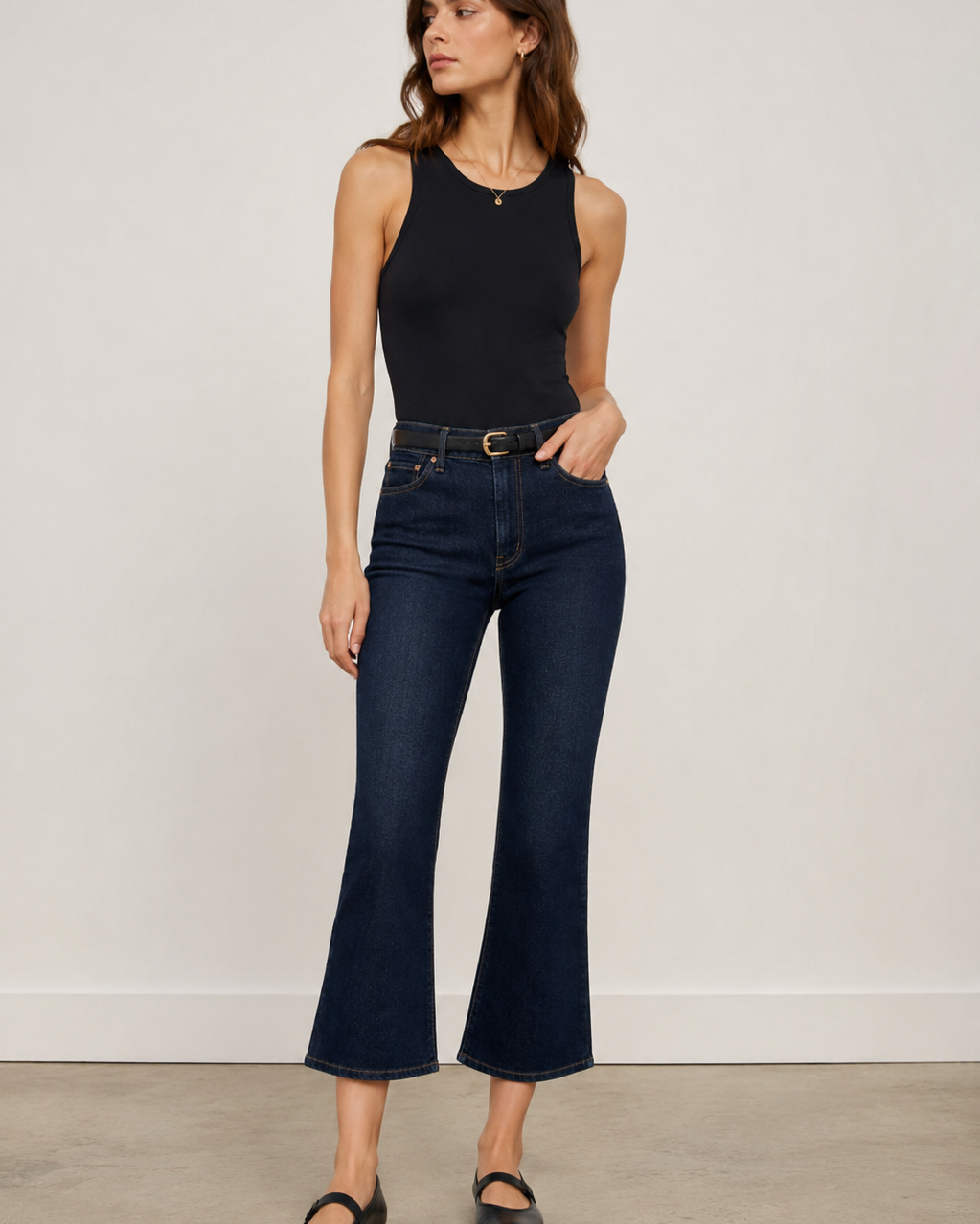 Janine Crop Kick Jeans