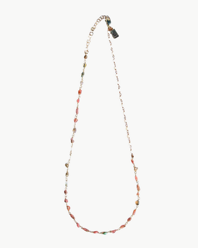 PINK SAND NECKLACE IN GOLD