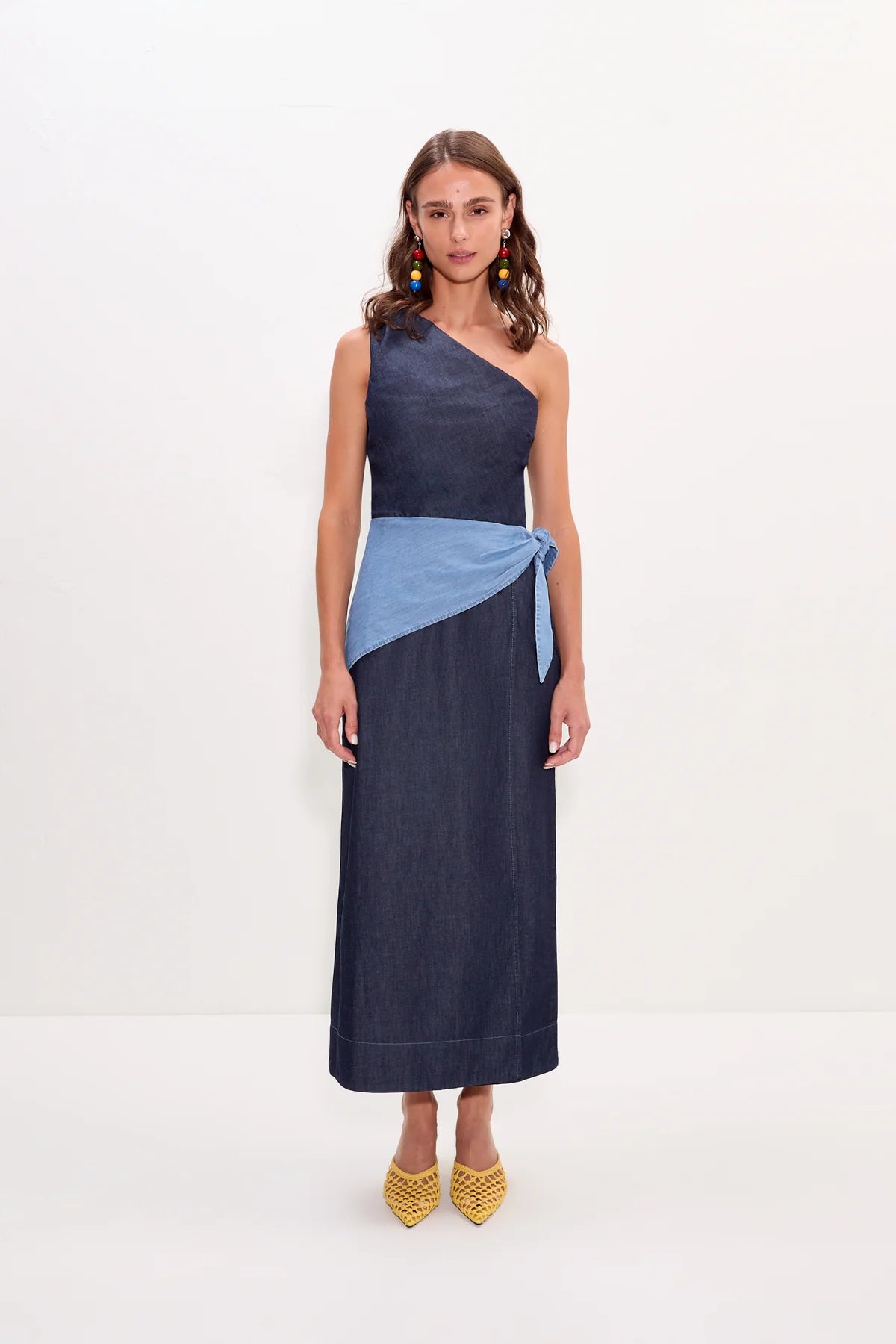 Simon Miller BELEM CHAMBRAY MIDI DRESS at Romi Boutique