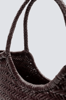 NANTUCKET BASKET BIG IN DARK BROWN