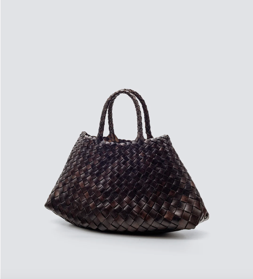 SANTA CROCE SMALL IN DARK BROWN - Romi Boutique