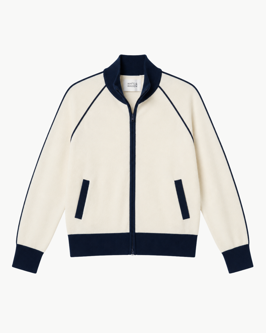 Cashmere Blend Track Jacket
