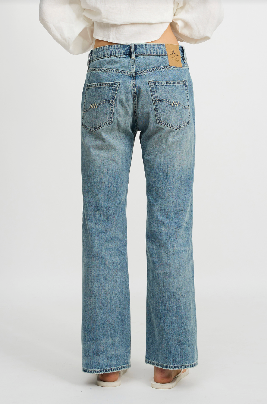 Denimist JENNA CROPPED FLARE JEAN at Romi Boutique