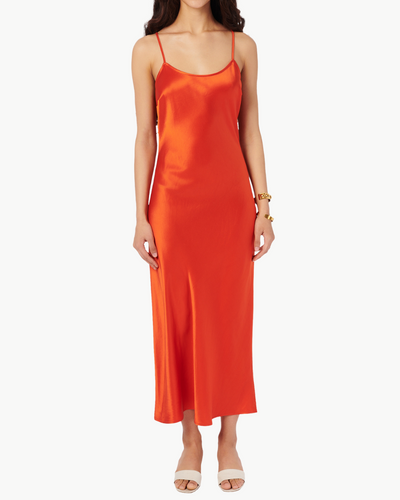 POMONA DRESS IN TIGERLILY