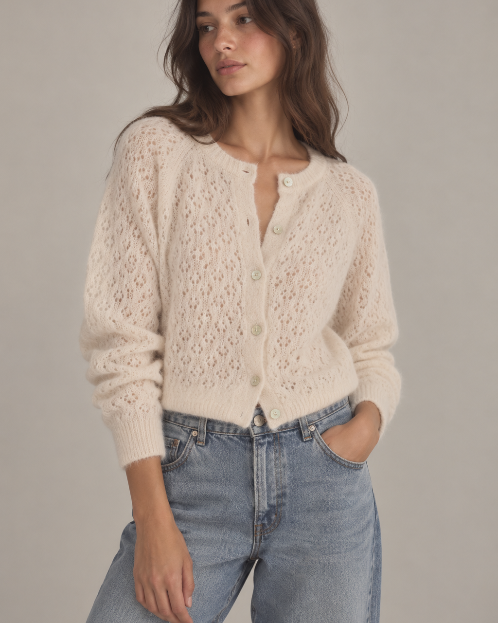 Petra Pointelle Cardigan