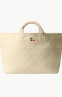 Naghedi ST. BARTHS LARGE TOTE CHERRY at Romi Boutique