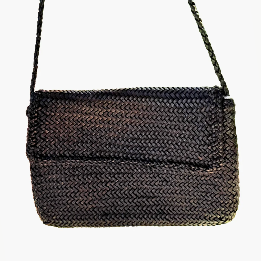Dragon Diffusion Polo Pochette In Dark Brown at Romi Boutique