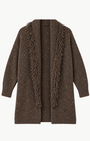 Autumn Cashmere Solid Fringed Shawl Collar Throw at Romi Boutique