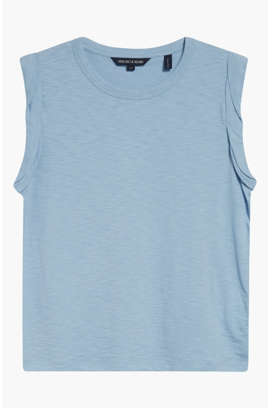 DREE MUSCLE TEE IN BLUEBELL