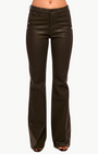 Ramy Brook Helena Coated High-Rise Flare Jean at Romi Boutique
