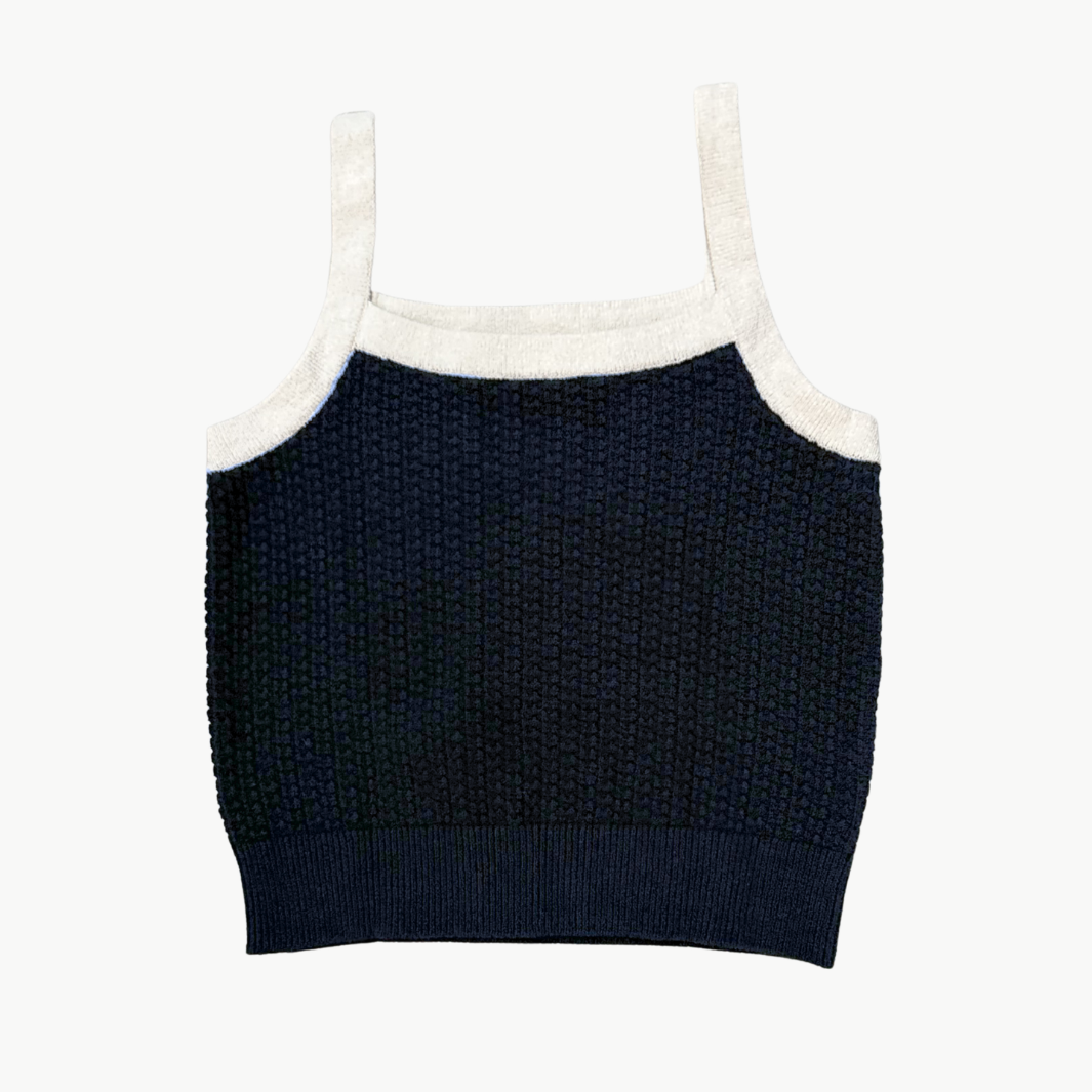 White & Warren Boucle Tank Top at Romi Boutique