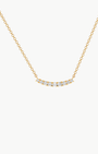 EF Collection Full Cut Diamond Arc Necklace at Romi Boutique