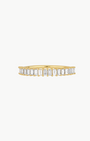 EF Collection Prong Set Diamond Baguette Ring at Romi Boutique