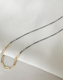 Maya Bauman LINK MIX NECKLACE IN MIX METAL at Romi Boutique