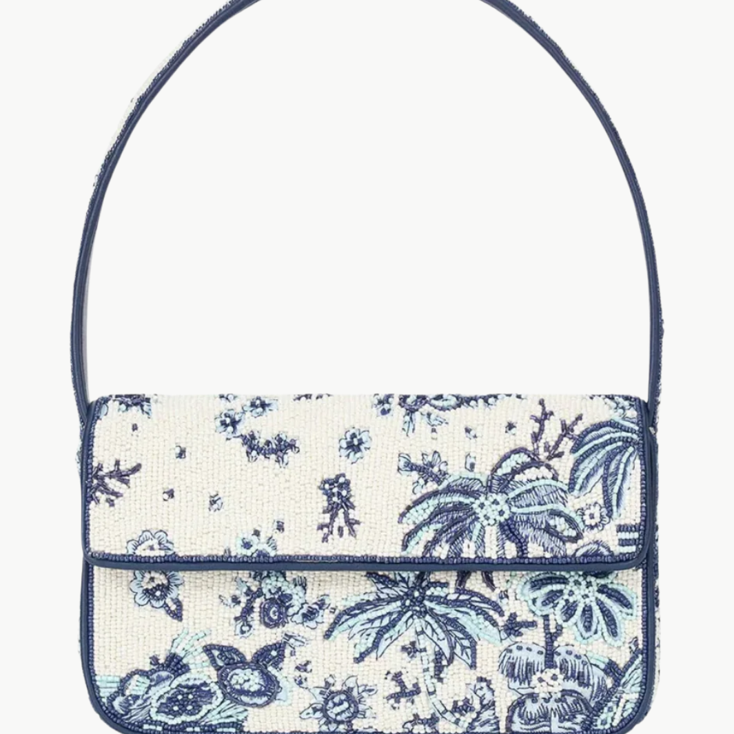 Staud TOMMY BEADED BAG at Romi Boutique