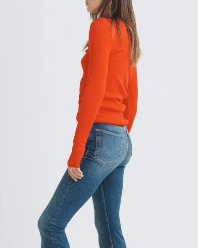 AUDRINA CREW IN RED