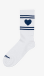 SPRWMN HEART LOGO CREW SOCKS at Romi Boutique