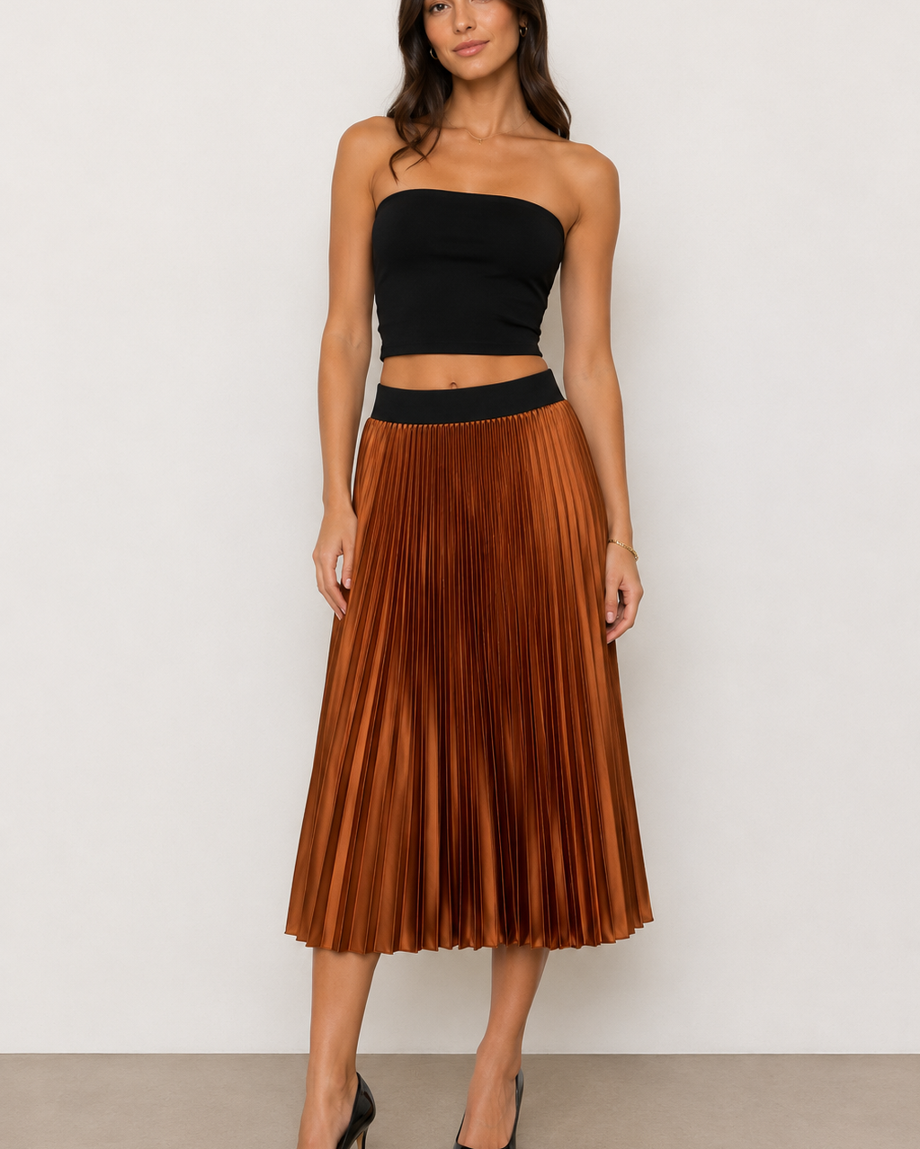 Classic Satin Skirt