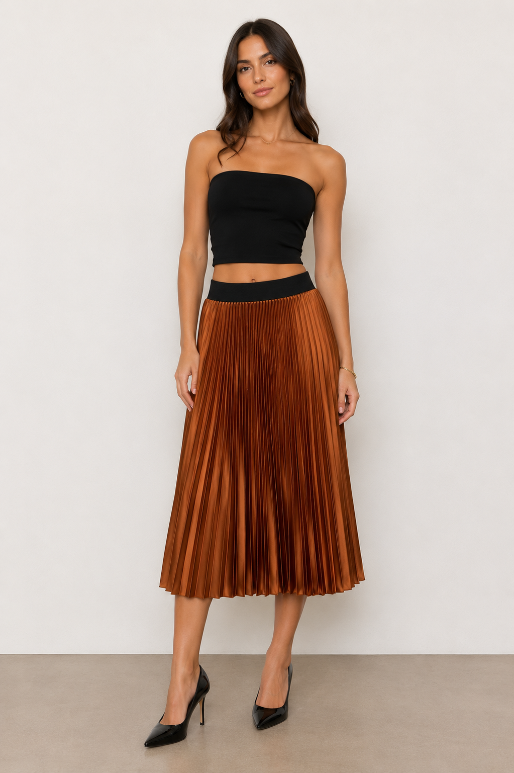 Classic Satin Skirt