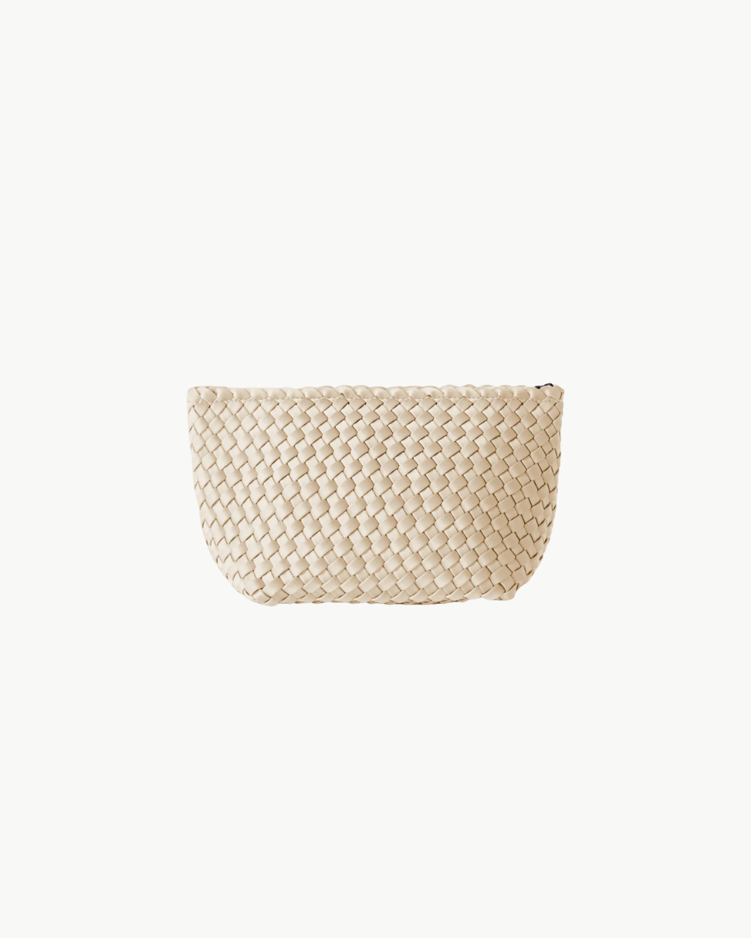 Naghedi PORTOFINO MEDIUM COSMETIC POUCH IN ECRU at Romi Boutique
