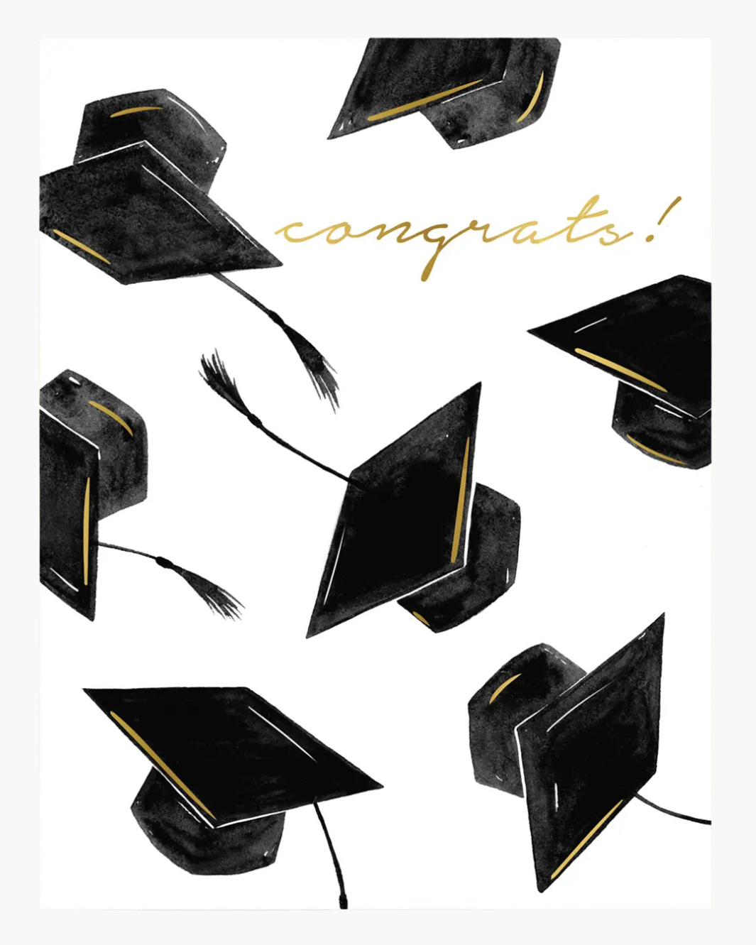 Abigail Jayne Design Grad Hats Congrats Greeting Card at Romi Boutique