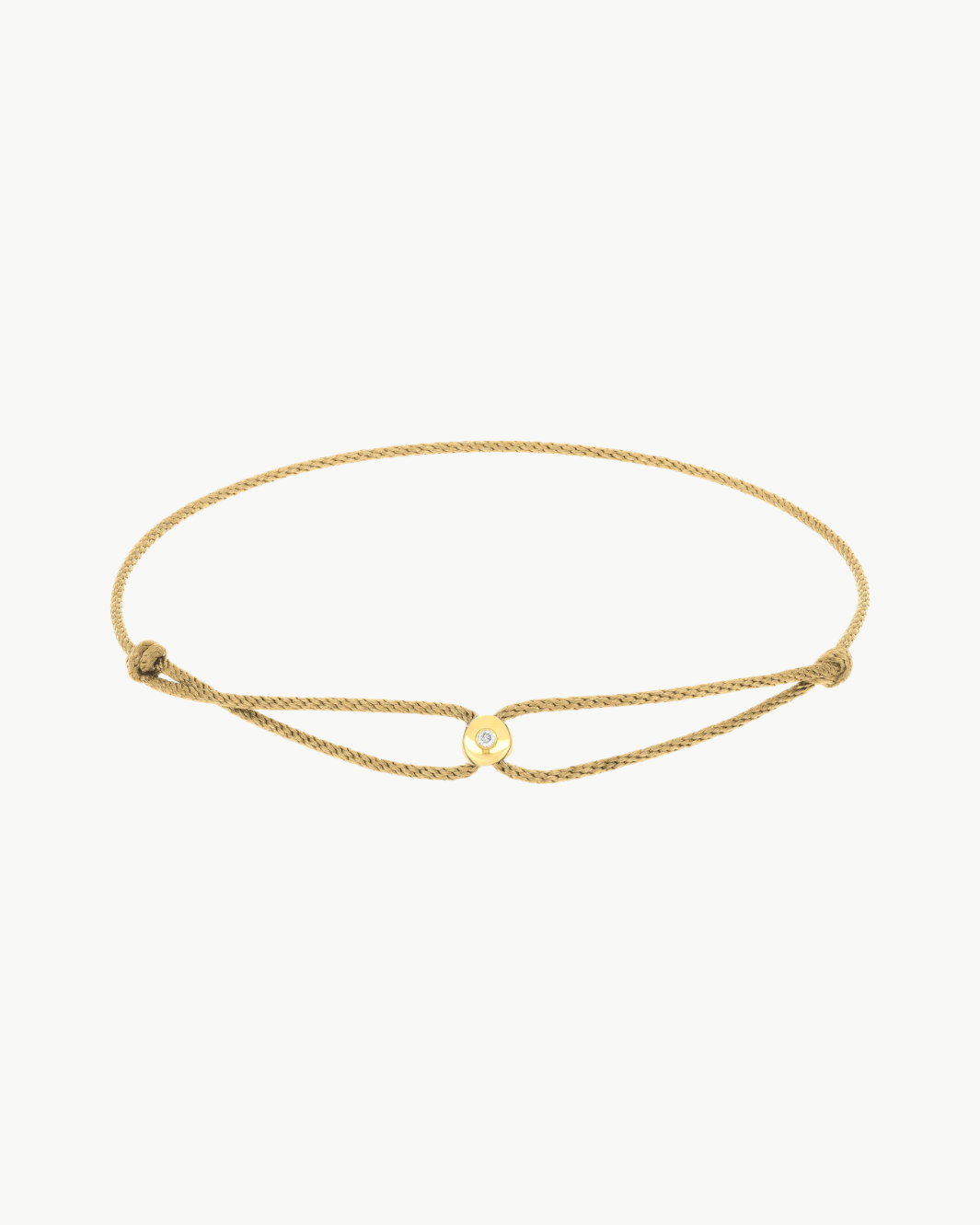 DIAMOND DOT CORD BRACELET 14K GOLD by EF Collection - Romi Boutique