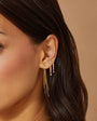 DIAMOND BIANCA DROP EARRINGS IN 14K YELLOW GOLD - Romi Boutique