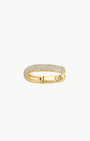 TRIPLE DIAMOND EARCUFF IN 14K YELLOW GOLD - Romi Boutique