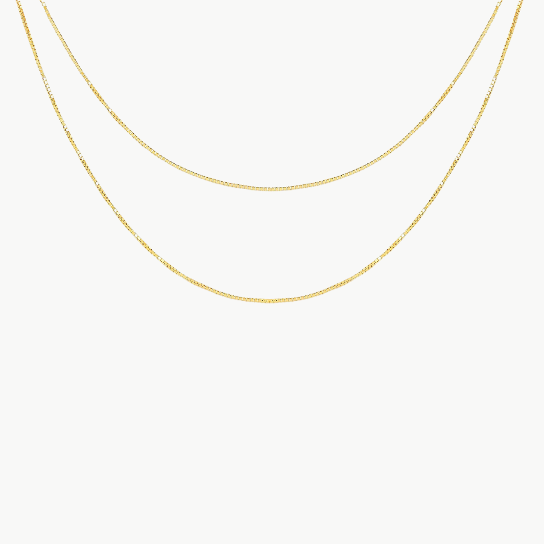 DOUBLE STRAND LIQUID GOLD NECKLACE - Romi Boutique