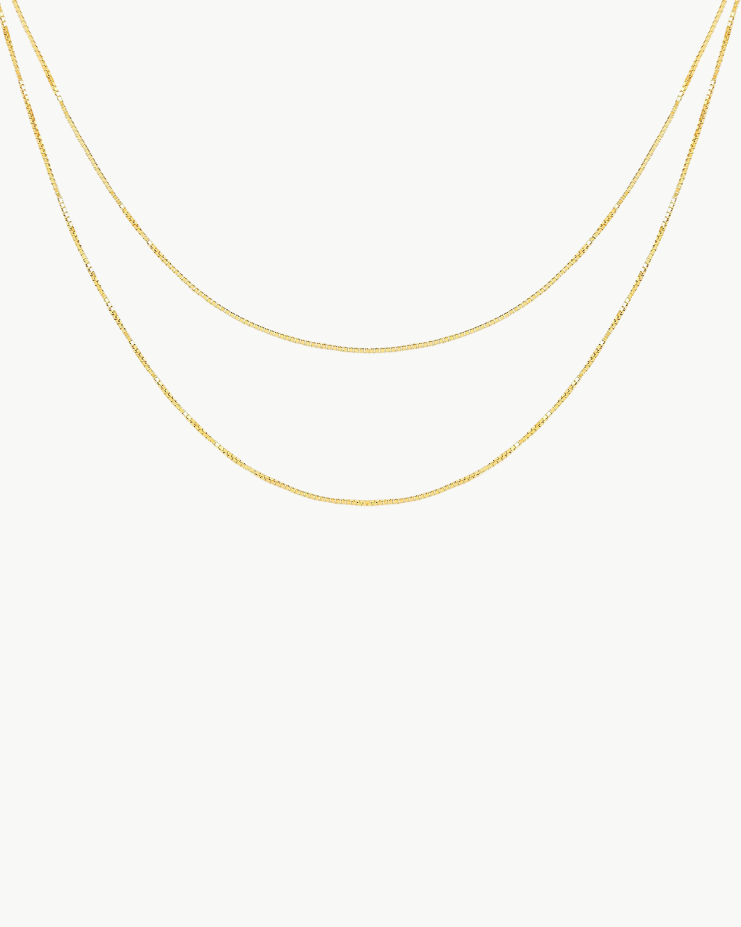 DOUBLE STRAND LIQUID GOLD NECKLACE - Romi Boutique