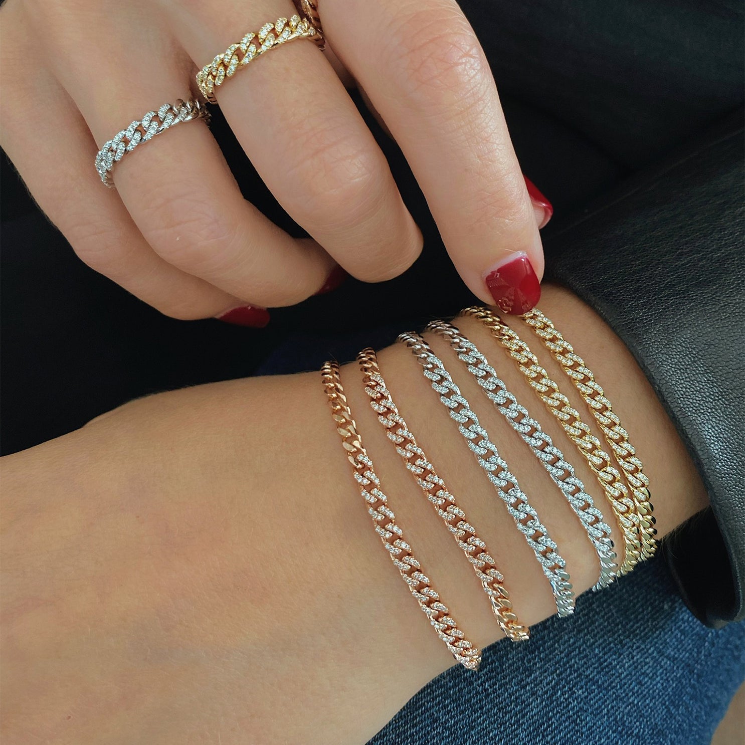 MINI CURB CHAIN BRACELET by EF Collection - Romi Boutique