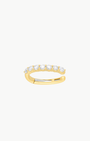 JUMBO PRONG SET DIAMOND EAR CUFF IN 14K YELLOW GOLD - Romi Boutique