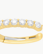 JUMBO PRONG SET DIAMOND EAR CUFF IN 14K YELLOW GOLD - Romi Boutique