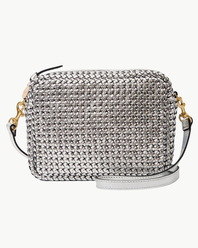 MIDI SAC IN SILVER WOVEN ETOILE