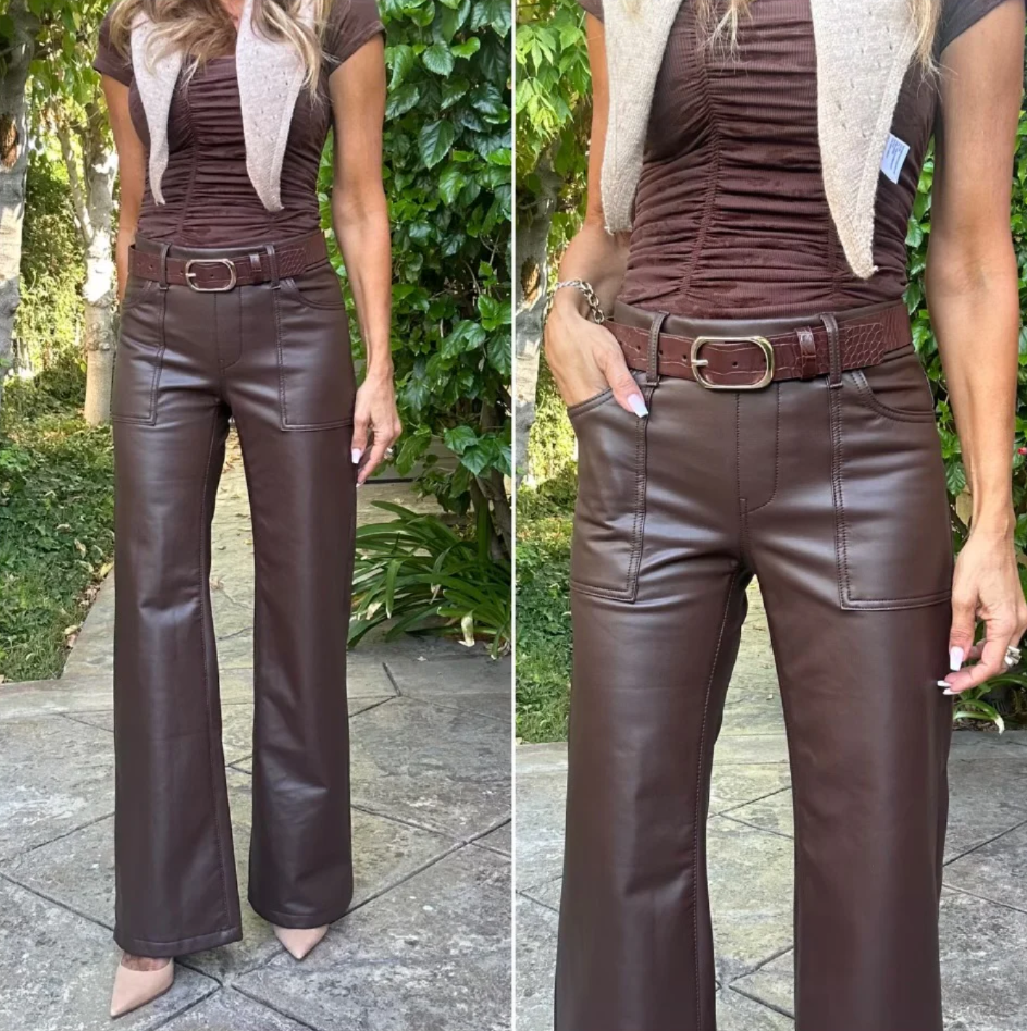 Bevy Flog Christine Vegan Pant at Romi Boutique
