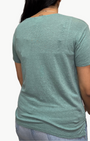 Hartford TORAMA KNIT T-SHIRT IN AGAVE at Romi Boutique
