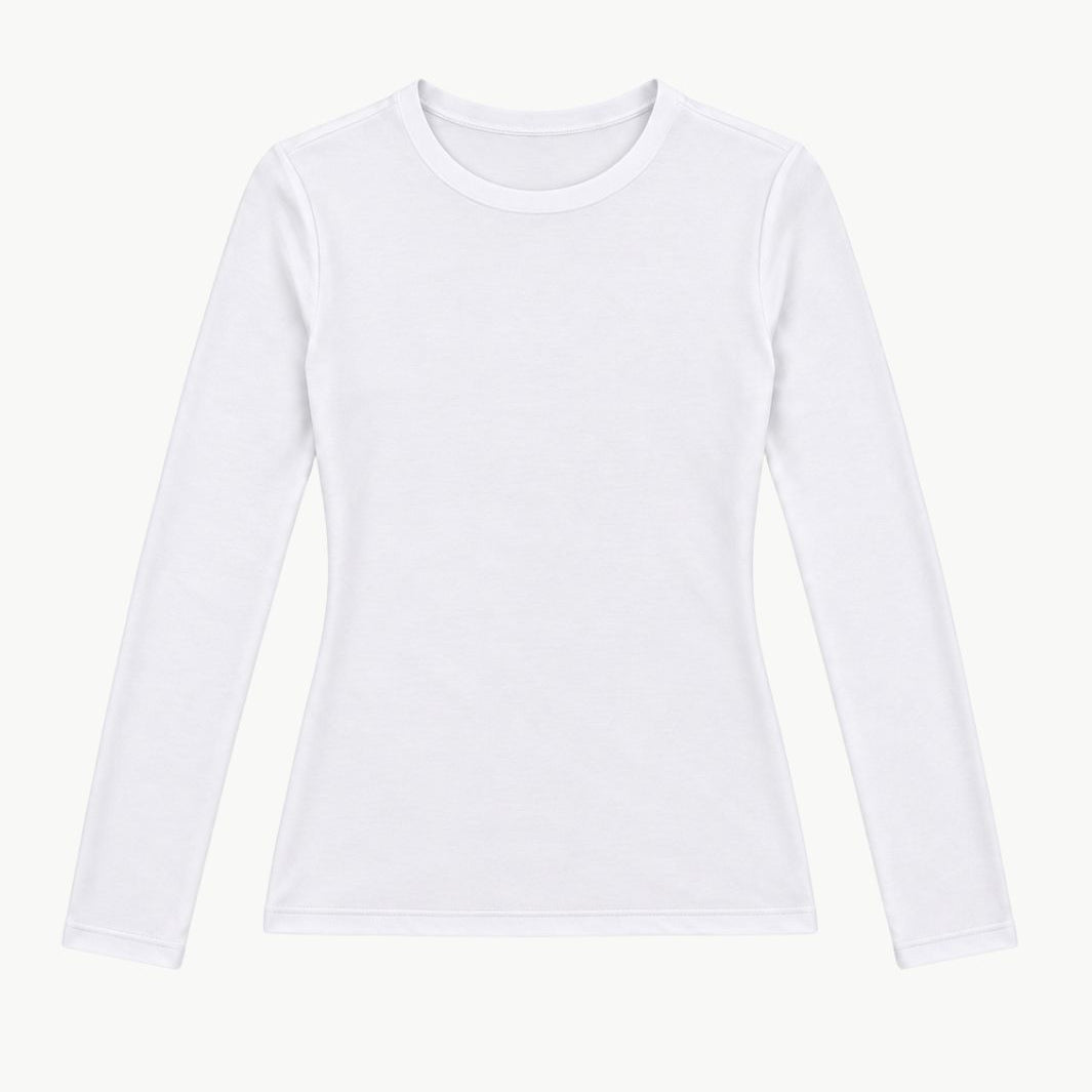 Enza Costa Supima Cotton New Classic L/S Tee at Romi Boutique