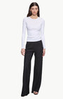 Enza Costa Supima Cotton New Classic L/S Tee at Romi Boutique