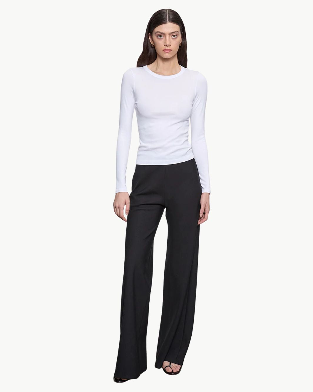 Enza Costa Supima Cotton New Classic L/S Tee at Romi Boutique