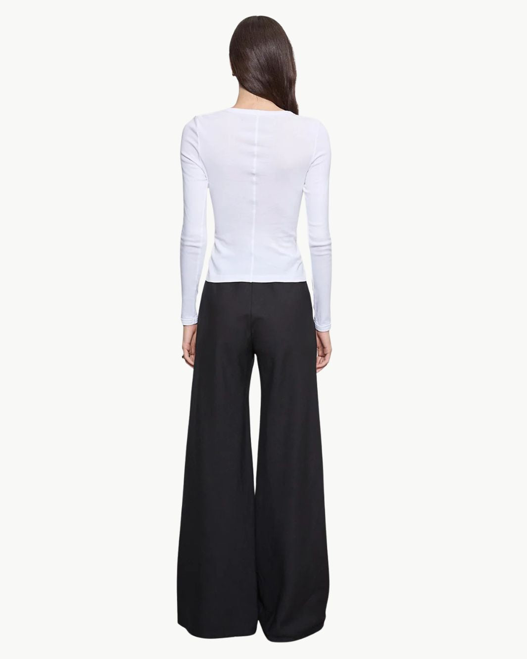 Enza Costa Supima Cotton New Classic L/S Tee at Romi Boutique