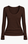CASHMERE EASY CUFFED U by Enza Costa - Romi Boutique