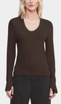 CASHMERE EASY CUFFED U by Enza Costa - Romi Boutique