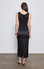 SUPIMA BABY RIB TANK IN BLACK - Romi Boutique
