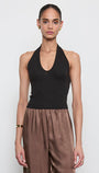 SILK RIB U HALTER by Enza Costa - Romi Boutique