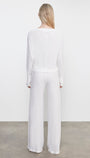 CASHMERE DOLMAN TOP IN WHITE - Romi Boutique