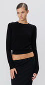 FRANCIS SWEATER IN BLACK - Romi Boutique